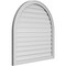 Ekena Millwork Round Top Surface Mount PVC Gable Vent: Functional, w/ 2"W x 1-1/2"P Brickmould Frame, 36"W x 36"H GVPRT36X3602SF - alternate 5